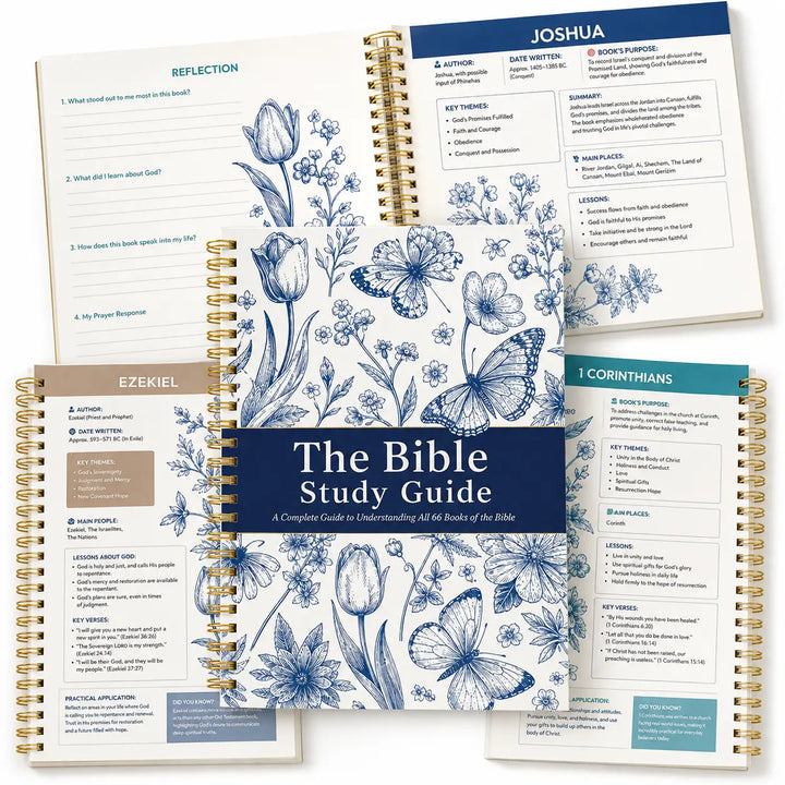 Bible Study Guide &amp; Reflection Journal - All 66 Books, Large Print