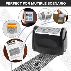 Privacy Roller Stamp – Covers Bold Text, Dries in Seconds