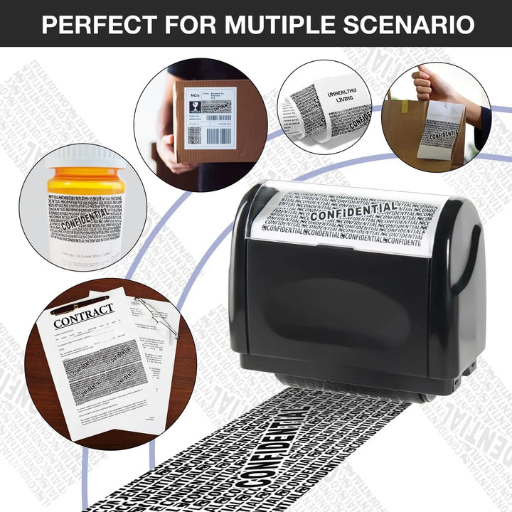 Privacy Roller Stamp – Covers Bold Text, Dries in Seconds