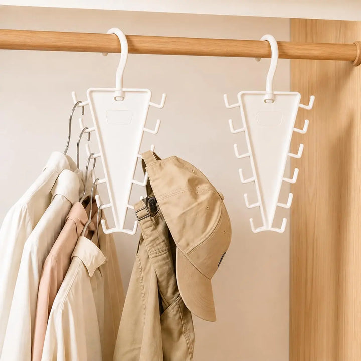 2-Pack V-Shape 12-Hook Closet Hanger Organizer