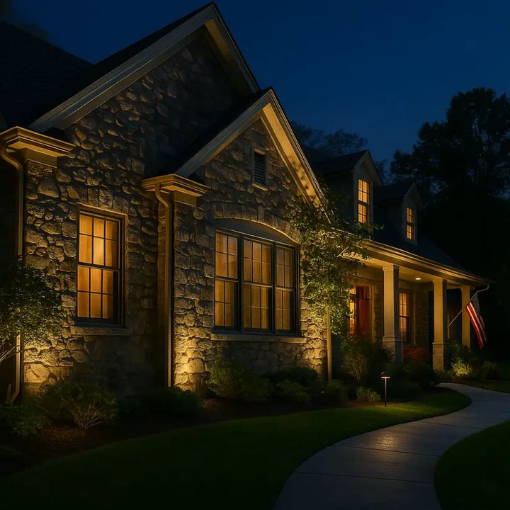 Solar Powered Outdoor Spotlights | Automatic Dusk to Dawn Yard Lights