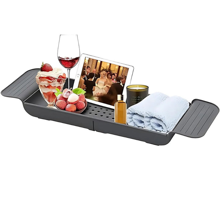 Essential Bathtub Caddy Tray - Gray