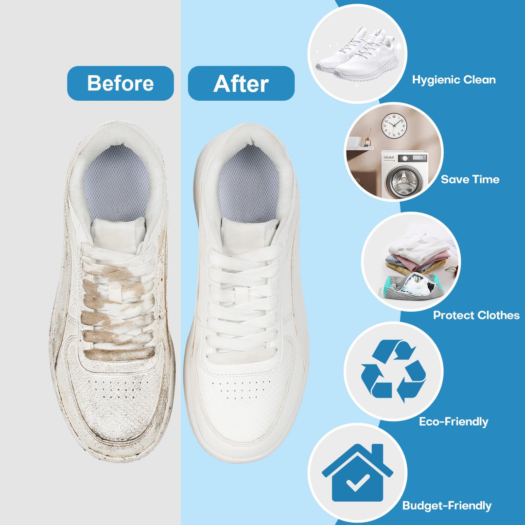 Shoe Washing Bag for Washer &amp; Dryer | Protects Sneakers, Cleans Deeply