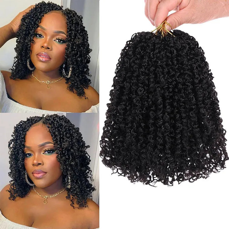 Crochet Curly Hair – 100% Human Hair Pre-Looped, Kinky Coily