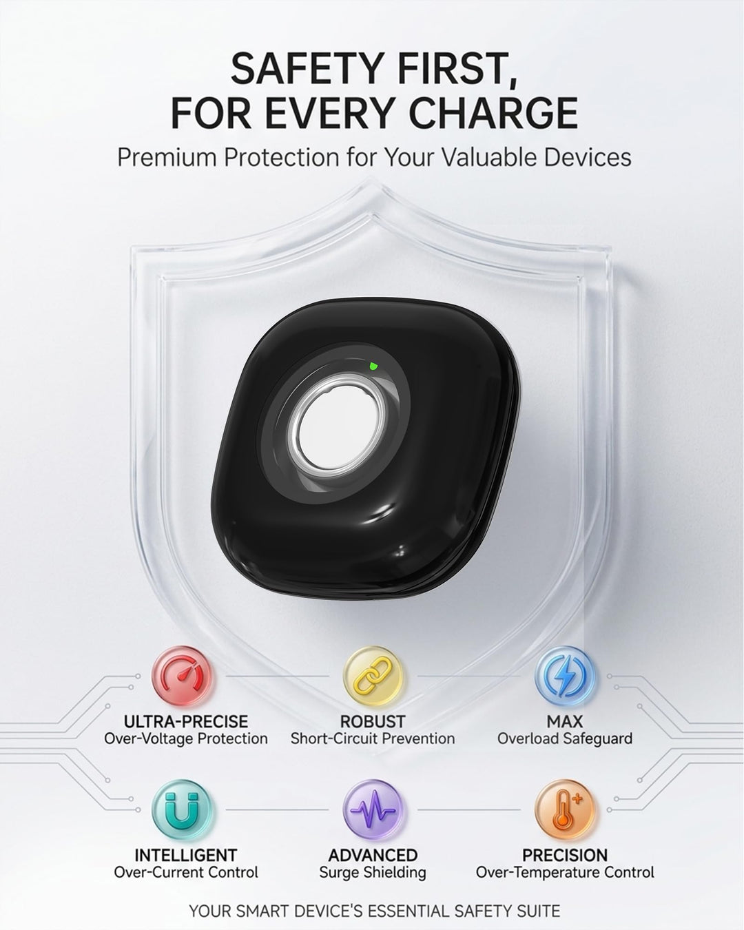 Portable Charging Case for Oura Ring 3/4/5 – 2000mAh, 10+ Charges