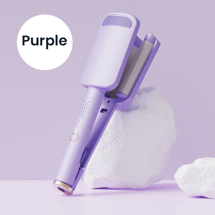 French Wave Hair Iron — Triple Barrel Waver for Soft Waves in Minutes