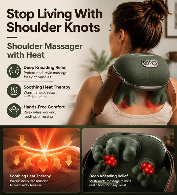 Bionic Neck & Shoulder Massager with Heat