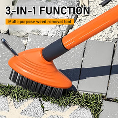 3-in-1 Weeding Wire Brush Set - Steel Bristle &amp; Scraper