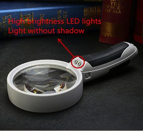 20X optical magnifying glass with LED light - Velloraco