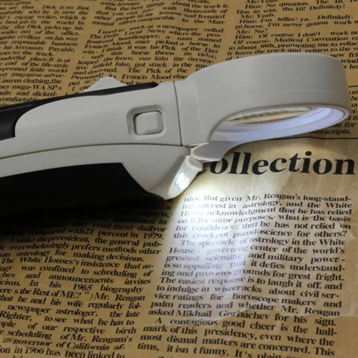 20X optical magnifying glass with LED light - Velloraco