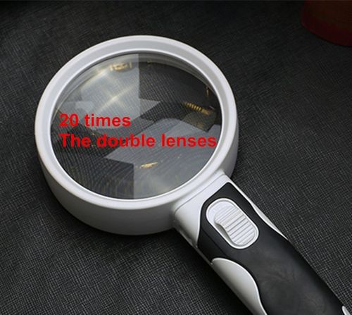 20X optical magnifying glass with LED light - Velloraco