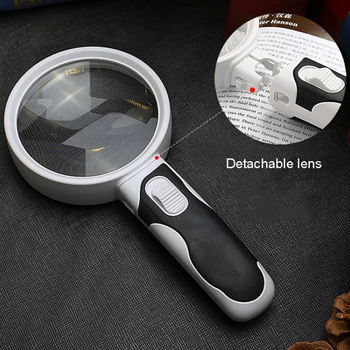20X optical magnifying glass with LED light - Velloraco