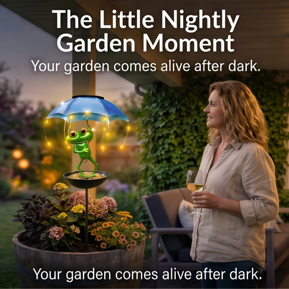 Magic Frog – Adorable Solar Bird Feeder for Backyard Birds