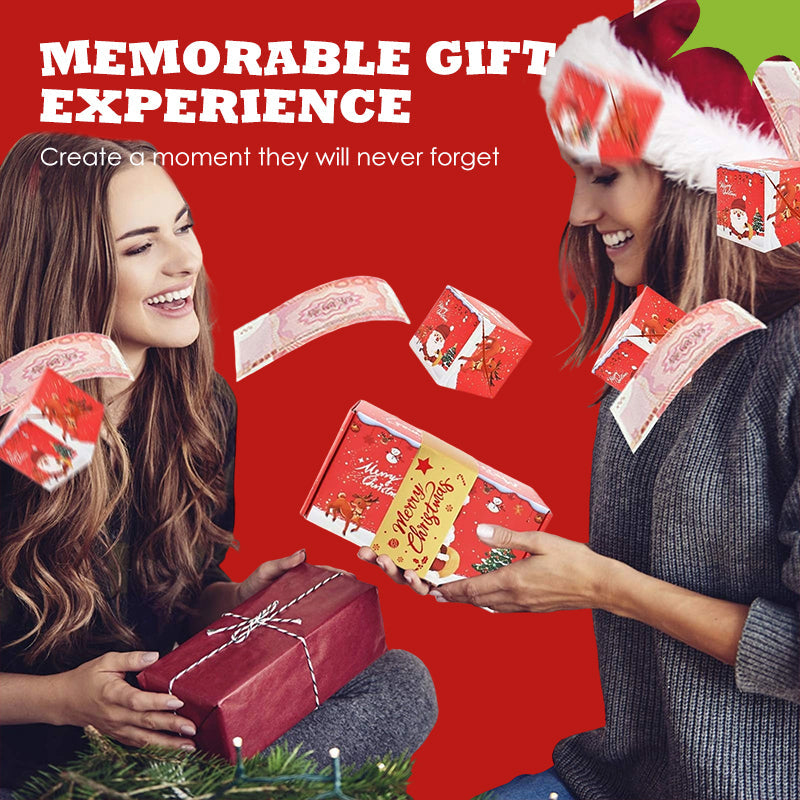 Christmas Surprise Pop-Up Gift Box – DIY Explosion Money Box