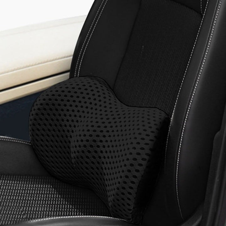 Premium Lumbar Support Cushion – Ergonomic Memory Foam Back Support for Office, Car &amp; Home