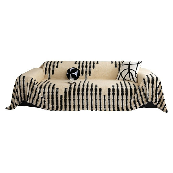 Heritage Plush Tufted Sofa Cover