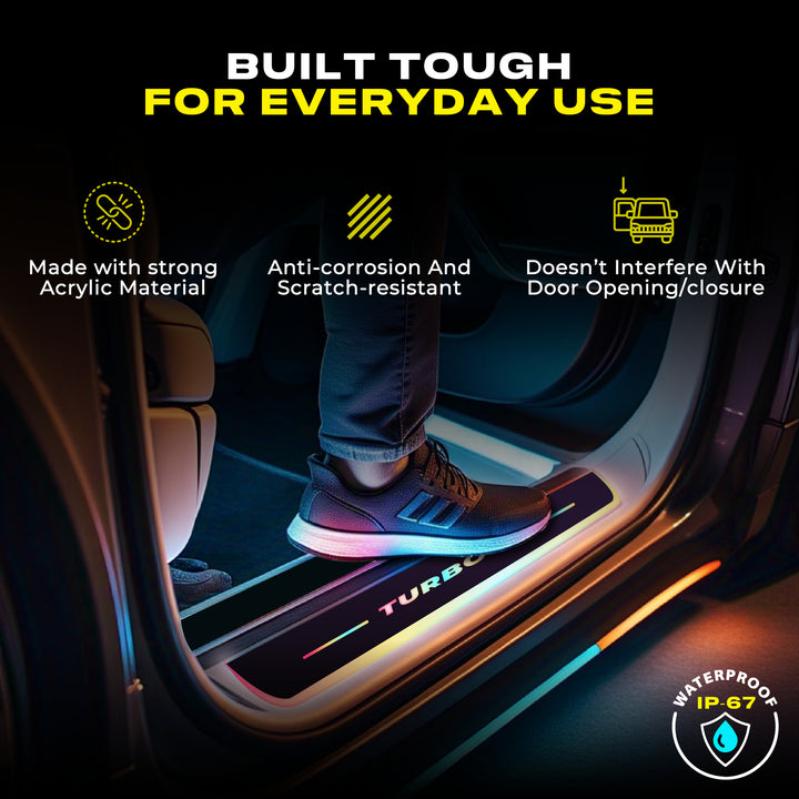 Dynamic Wireless Car Welcome Pedal Lights (Magnetic Smart Sensor)