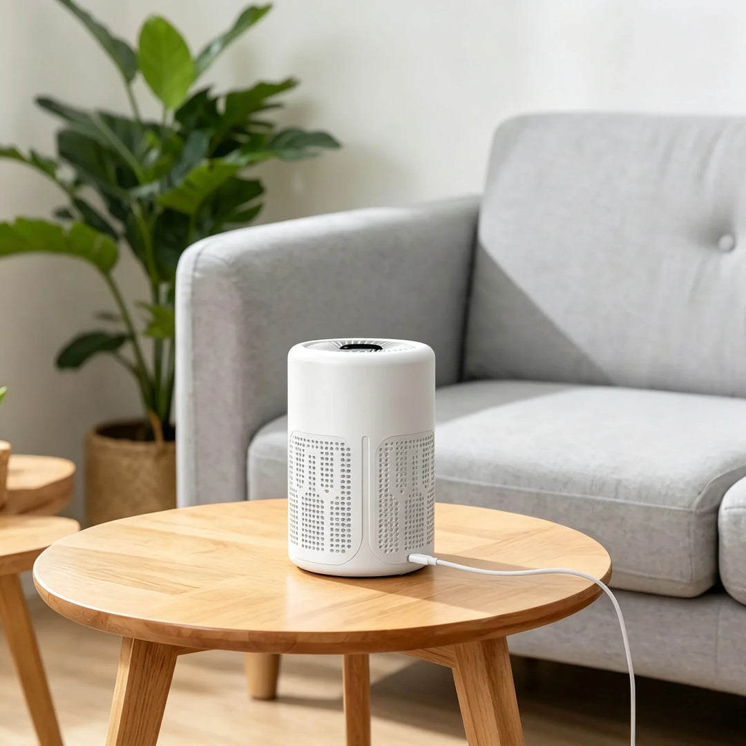 HEPA Air Purifier w/ Filter &amp; Aroma Pad – Odor Free, Sleep-Friendly