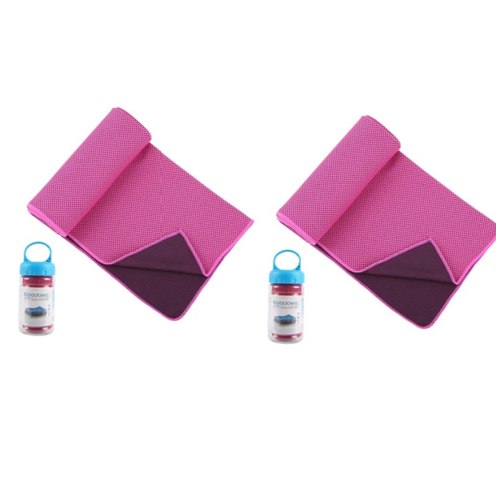 2-Pack Cooling Towels – Hyper-Evaporative Microfiber for Hot Days