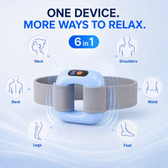 6-in-1 Deep Vibration Fascia Massager for Full-Body Relief