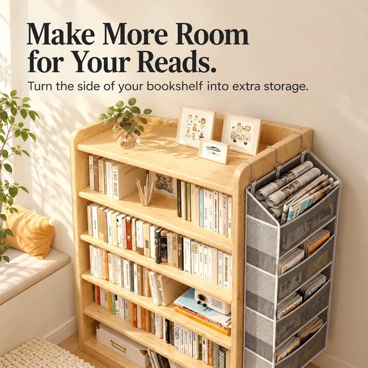 5-Tier Hanging Organizer with Mesh Pockets – Large Capacity Storage