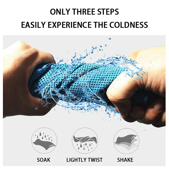 2-Pack Cooling Towels – Hyper-Evaporative Microfiber for Hot Days