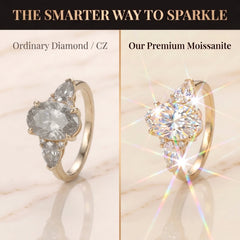 Classic Brilliant Fire Oval Statement Resizable Ring | 90% OFF Limited Time, Last Day!🔥