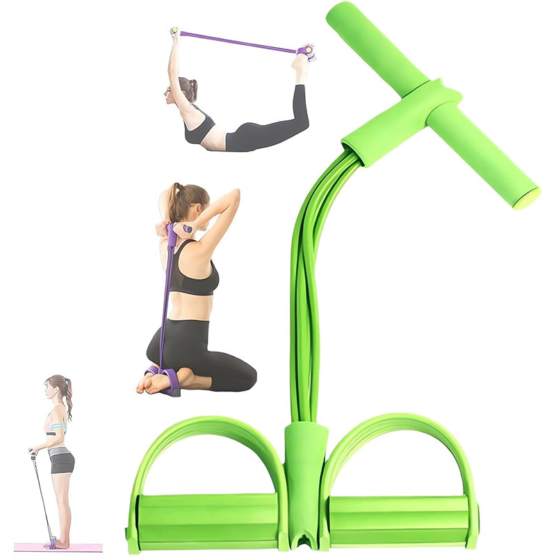 Fitness Pedal Ankle Puller - GREEN