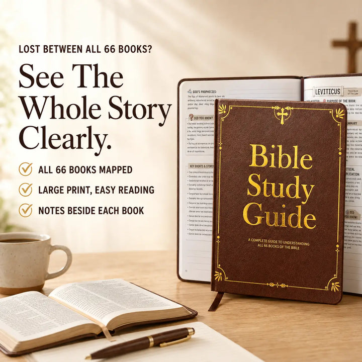 Bible Study Guide &amp; Reflection Journal - All 66 Books, Large Print