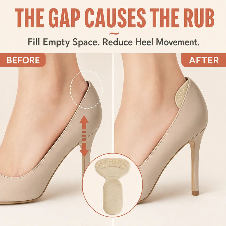 Anti-Slip Heel Liners: Cushion Grip Pads for Loose Shoes
