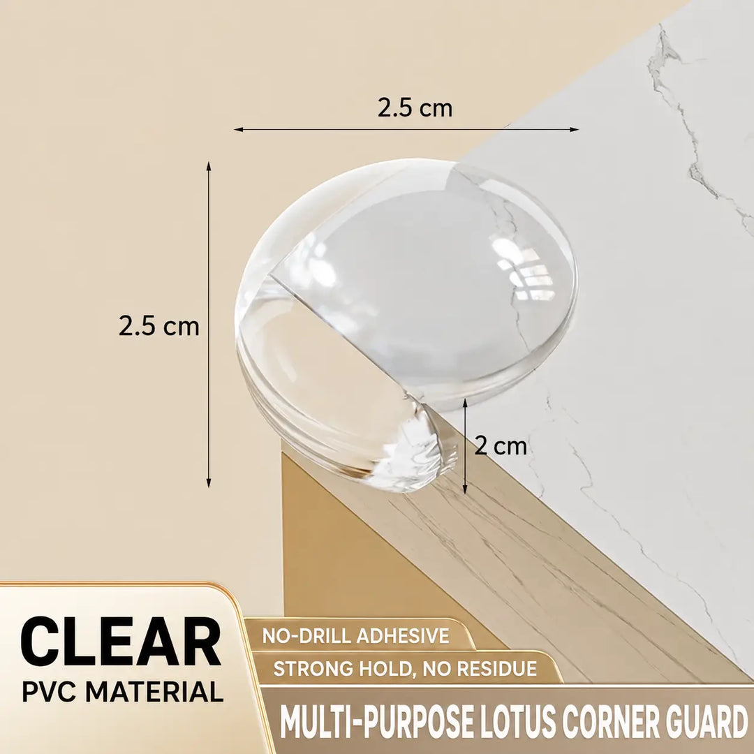 Clear Corner Protectors for Furniture, Soft Baby Proofing Guards