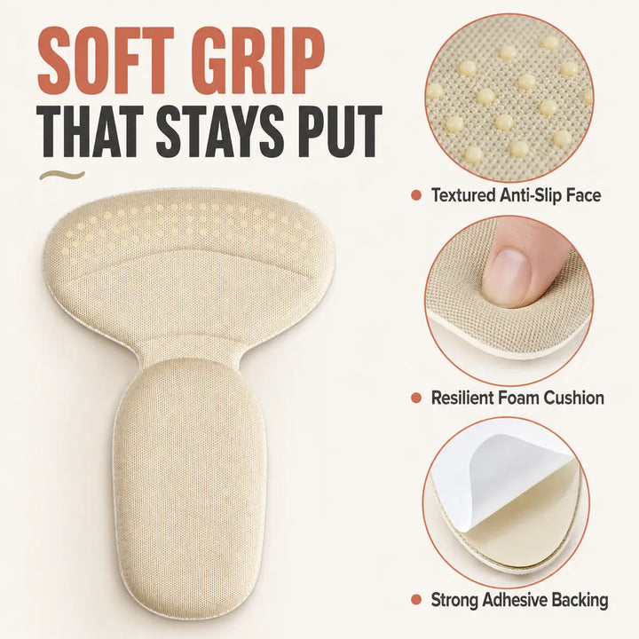 Anti-Slip Heel Liners: Cushion Grip Pads for Loose Shoes