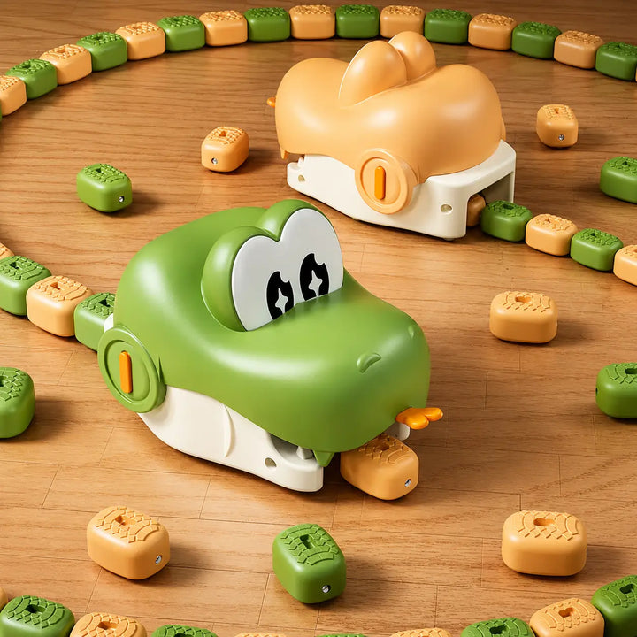 Magnetic Snake Battle Game Toy - 2 Player Chase Set, Ages 7+