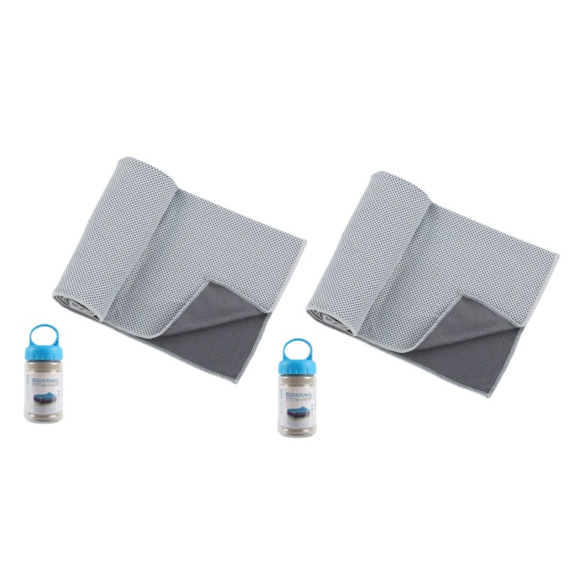 2-Pack Cooling Towels – Hyper-Evaporative Microfiber for Hot Days