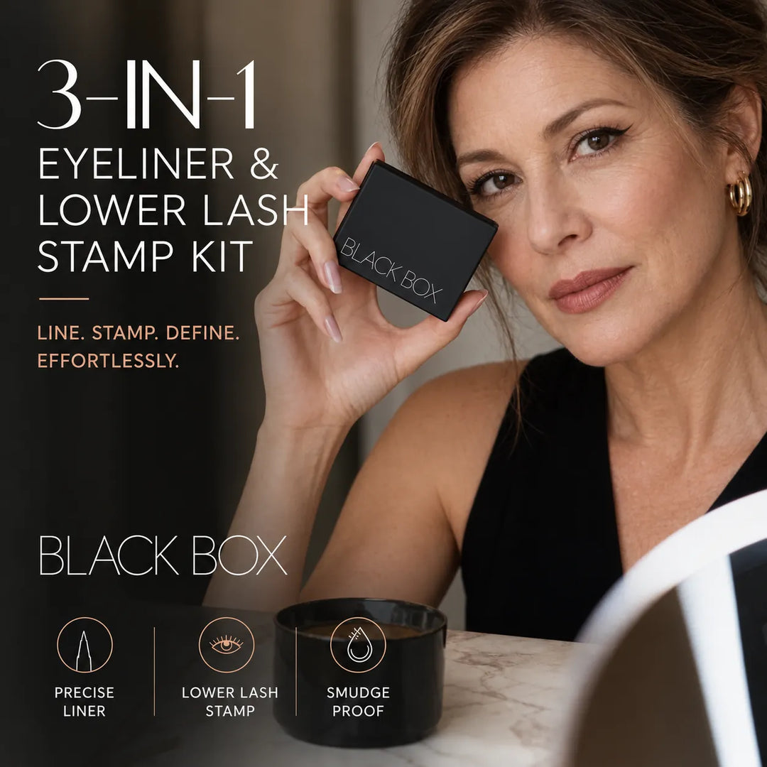 3-in-1 Eyeliner &amp; Lower Lash Stamp Kit – Perfect Wings in Seconds