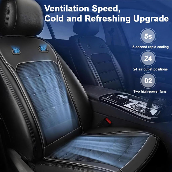 Continuous Airflow Cooling Cushion for Car Leather Seats