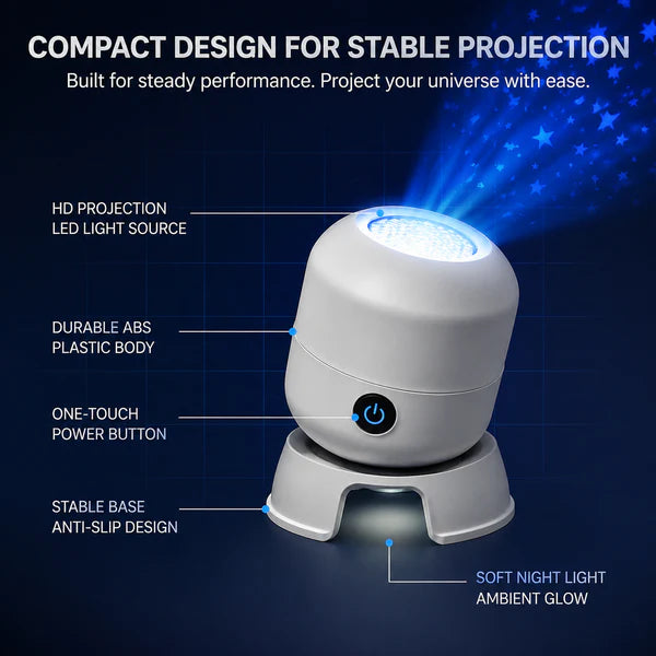 Ocean Wave Projector Night Light – Moving Wall &amp; Ceiling Lamp