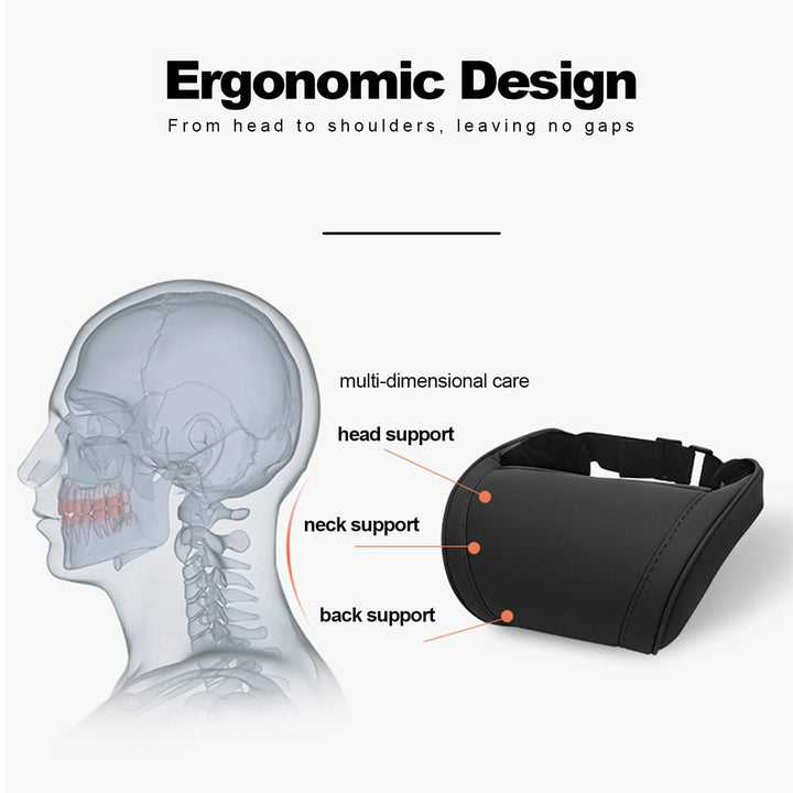 Memory Foam Neck Pillow for Car – Ergonomic Headrest Support for Driving