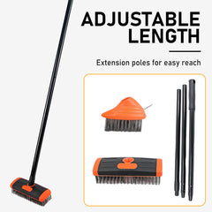 3-in-1 Weeding Wire Brush Set - Steel Bristle &amp; Scraper
