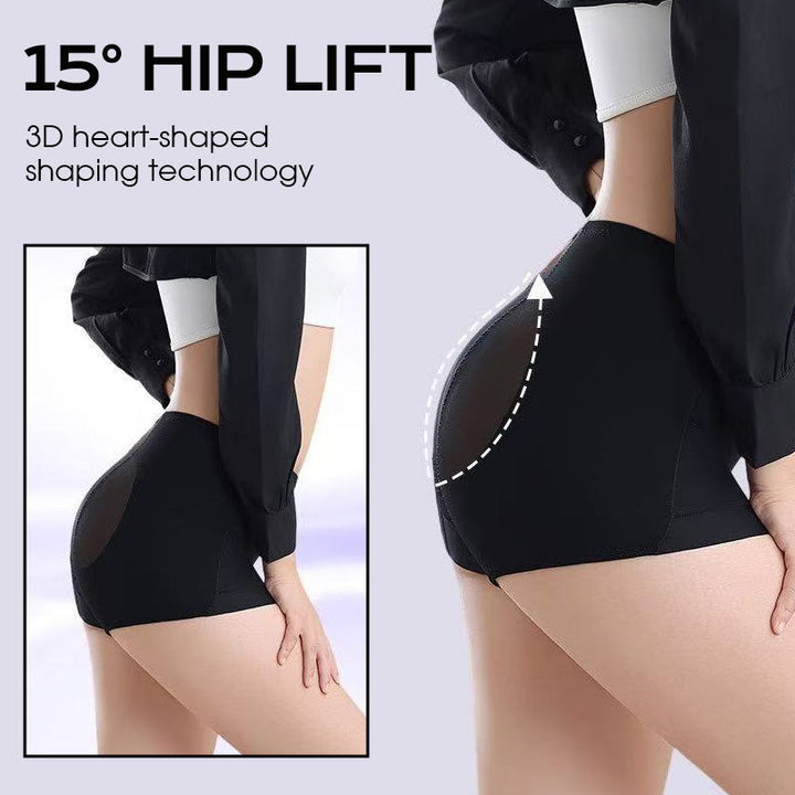 Mid-Waist Short Booty-Lift Shaping Panties – Tummy &amp; Hip Control