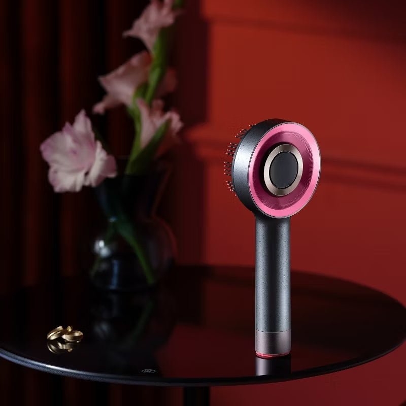 3 - in - 1 Red Light Scalp Massager: Electric Hair Growth Brush &amp; Oil Applicator - Velloraco