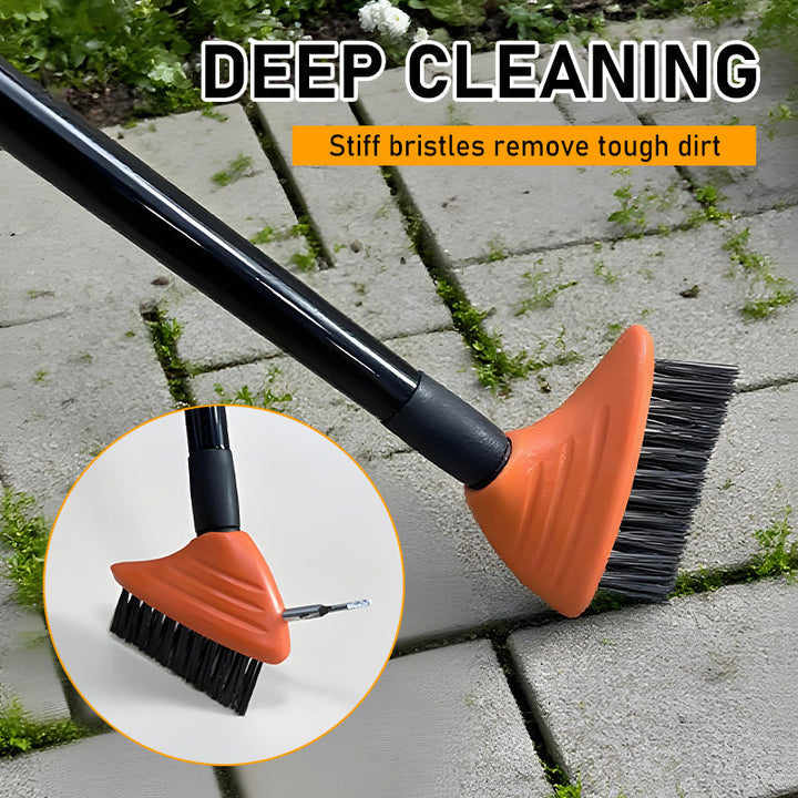 3-in-1 Weeding Wire Brush Set - Steel Bristle &amp; Scraper