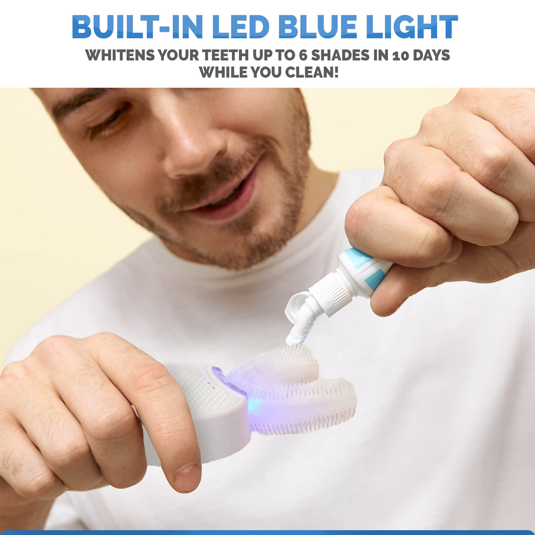 360° Hands - Free Electric Toothbrush &amp; Whitening Kit - Velloraco