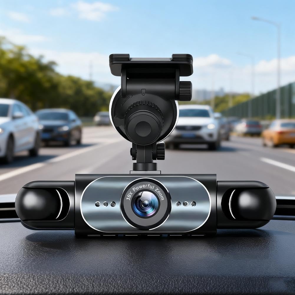 360° Quad - Vision Dashcam: Total Protection, No More Blind Spots - Velloraco