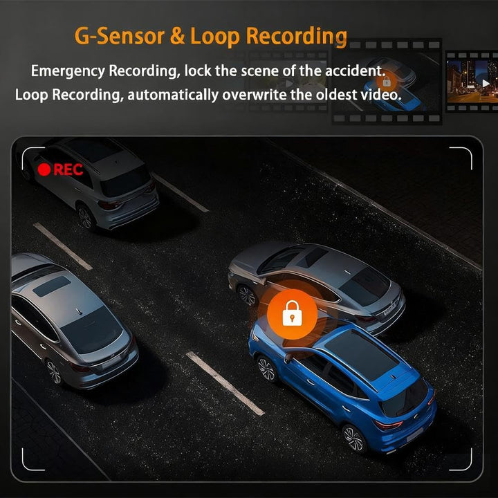 360° Quad - Vision Dashcam: Total Protection, No More Blind Spots - Velloraco