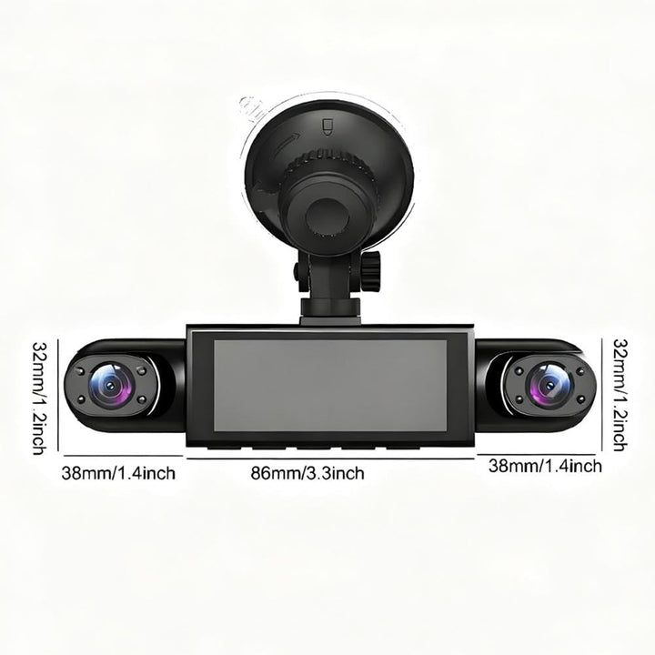 360° Quad - Vision Dashcam: Total Protection, No More Blind Spots - Velloraco
