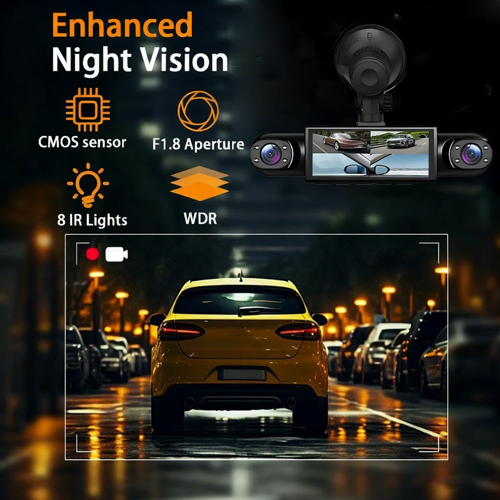 360° Quad - Vision Dashcam: Total Protection, No More Blind Spots - Velloraco
