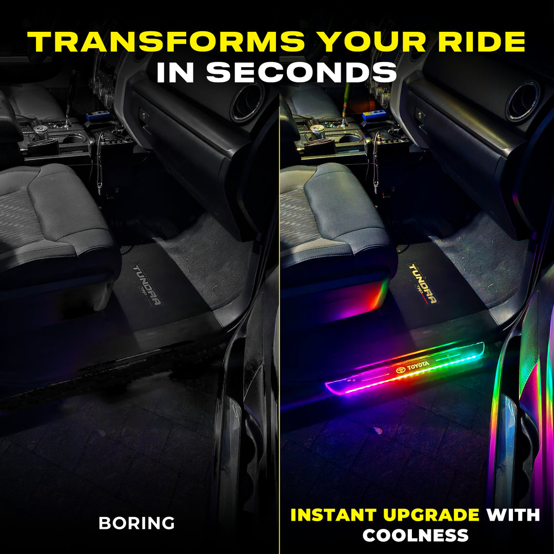 Dynamic Wireless Car Welcome Pedal Lights (Magnetic Smart Sensor)