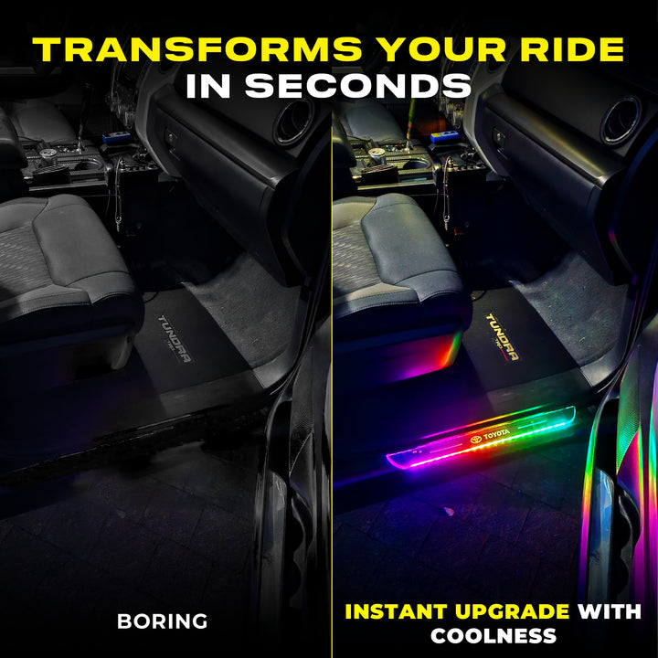 Dynamic Wireless Car Welcome Pedal Lights (Magnetic Smart Sensor)