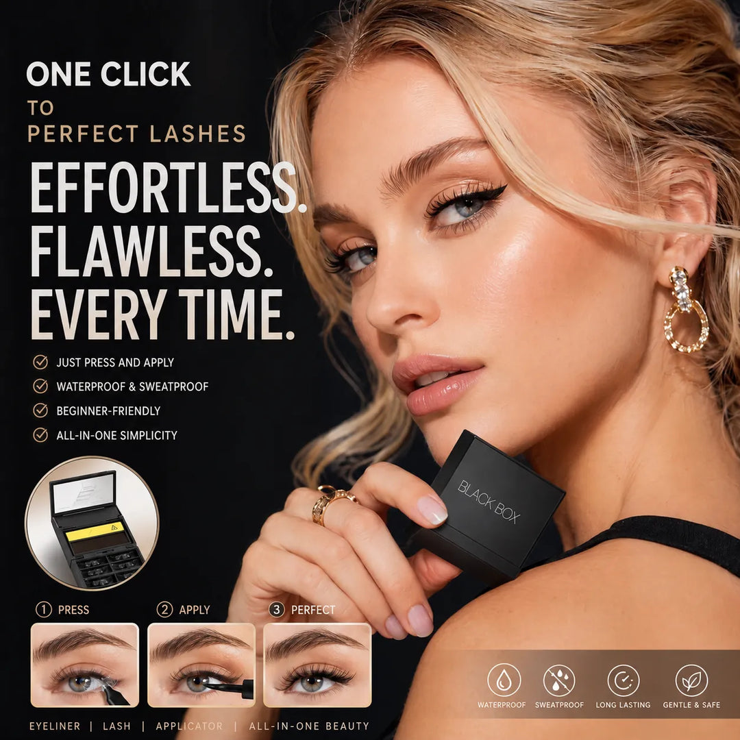 3-in-1 Eyeliner &amp; Lower Lash Stamp Kit – Perfect Wings in Seconds
